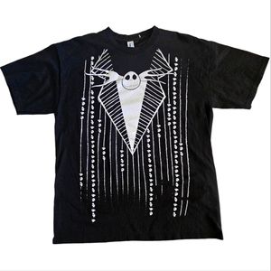 NWOT Nightmare Before Christmas Jack Skellington Shirt Men's Size Large Black